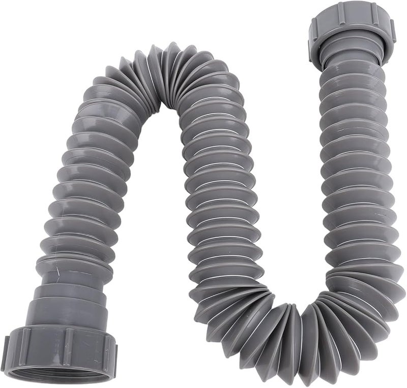 Flexible Expandable P Trap Pipe Kit with 4 Seal Leak Proof Connection for Bathroom Drainage - Image 1