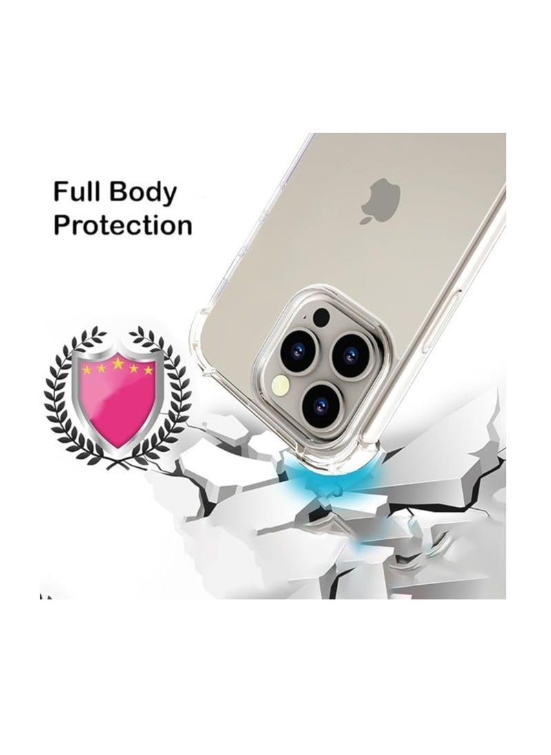 Yuwell iPhone 15 Pro Case Clear 6.1 inch Anti-Yellowing iPhone 15 Pro Cover Transparent Slim Thin Crystal Clear Phone Case Shockproof Protective Bumper Protection iPhone Case Cover For Apple iPhone  - Image 5