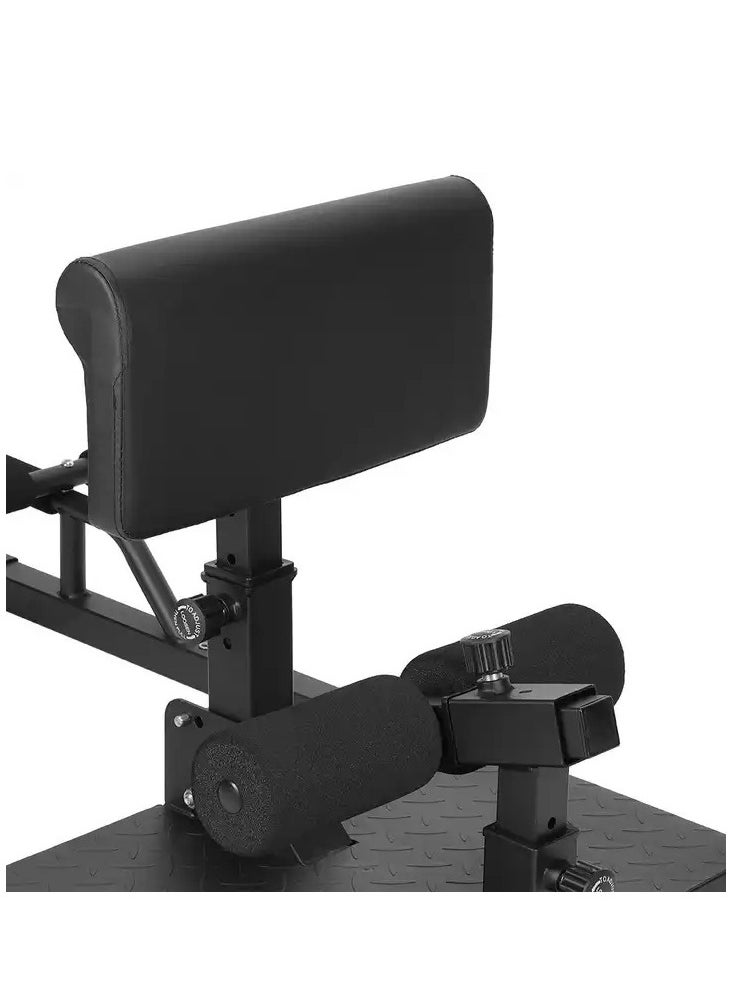 ALCOACH - Deluxe Multi-Function Deep Sissy Squat Bench Home Gym Workout Station Leg Exercise Machine - Image 1