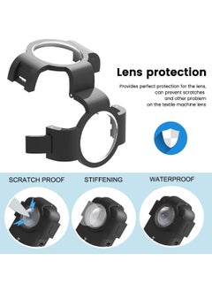 SYOSI Lens Guards for Insta360 X3, Transparent Protective Case for Insta 360 ONE X3 Panoramic Action Camera Accessory  - Image 2