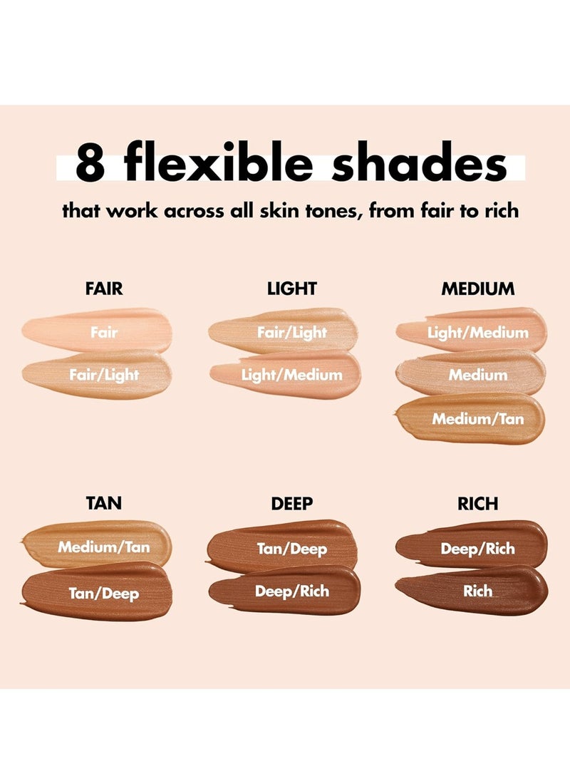 elf - Halo Glow Liquid Filter Highlighter 3 Light/Medium 31.5mL - Image 1