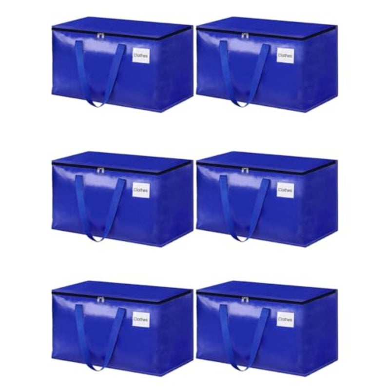 Collapsible Moving Bags - Heavy Duty Extra Large Moving Bags with Zippers and Handles, Space Saving Packing Totes for Moving Supplies Storage, Fold Flat, Alternative to Box and Bin - Image 1