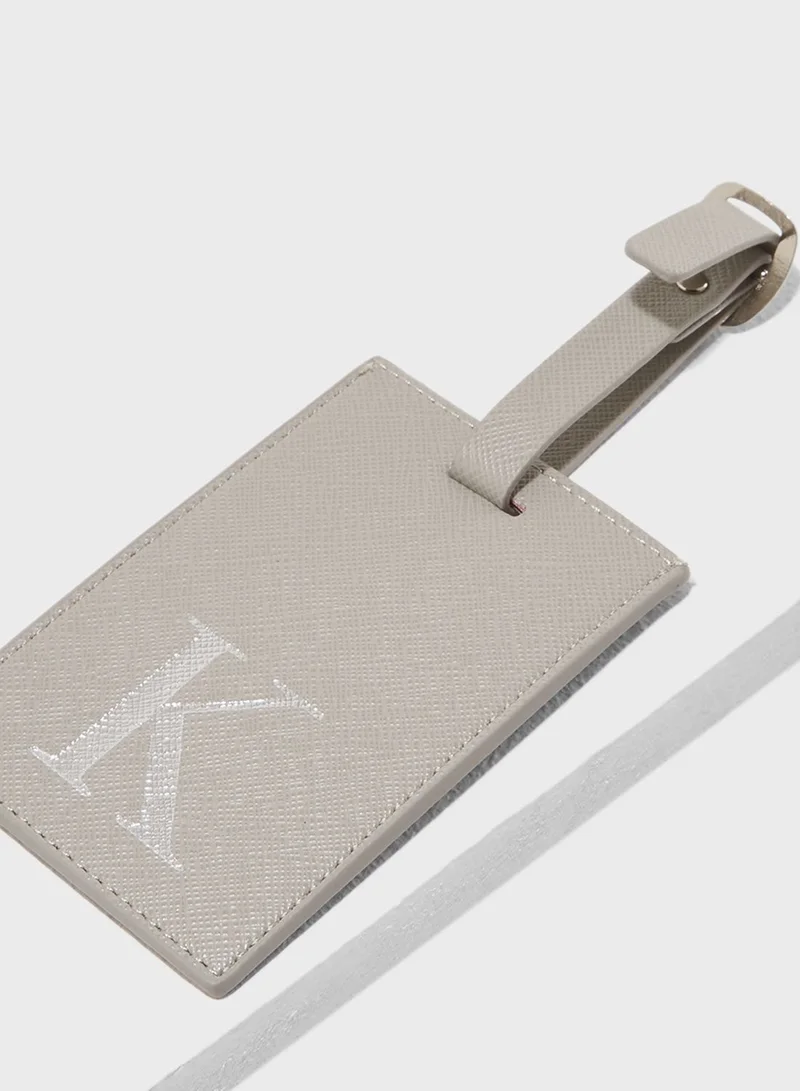 Bombay Duck K Letter Luggage Tag