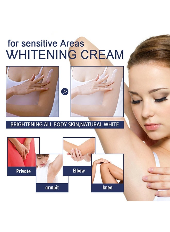 OUHOE Whitening Cream For Sensitive Areas, Dark Spot Remover For Face And Body For Neck, Underarm Elbows Intimate Areas Knees And Private Areas, Intimate Skin Cream Bleaching Cream-30g - Image 4