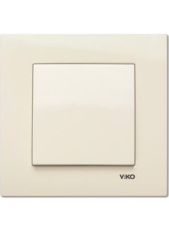 Viko Karre Cream Bell Key with Frame 