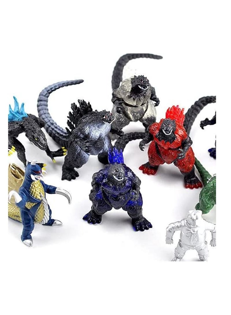 10Pcs set movie godzilla action figure toy collect toy 8cm - Image 5