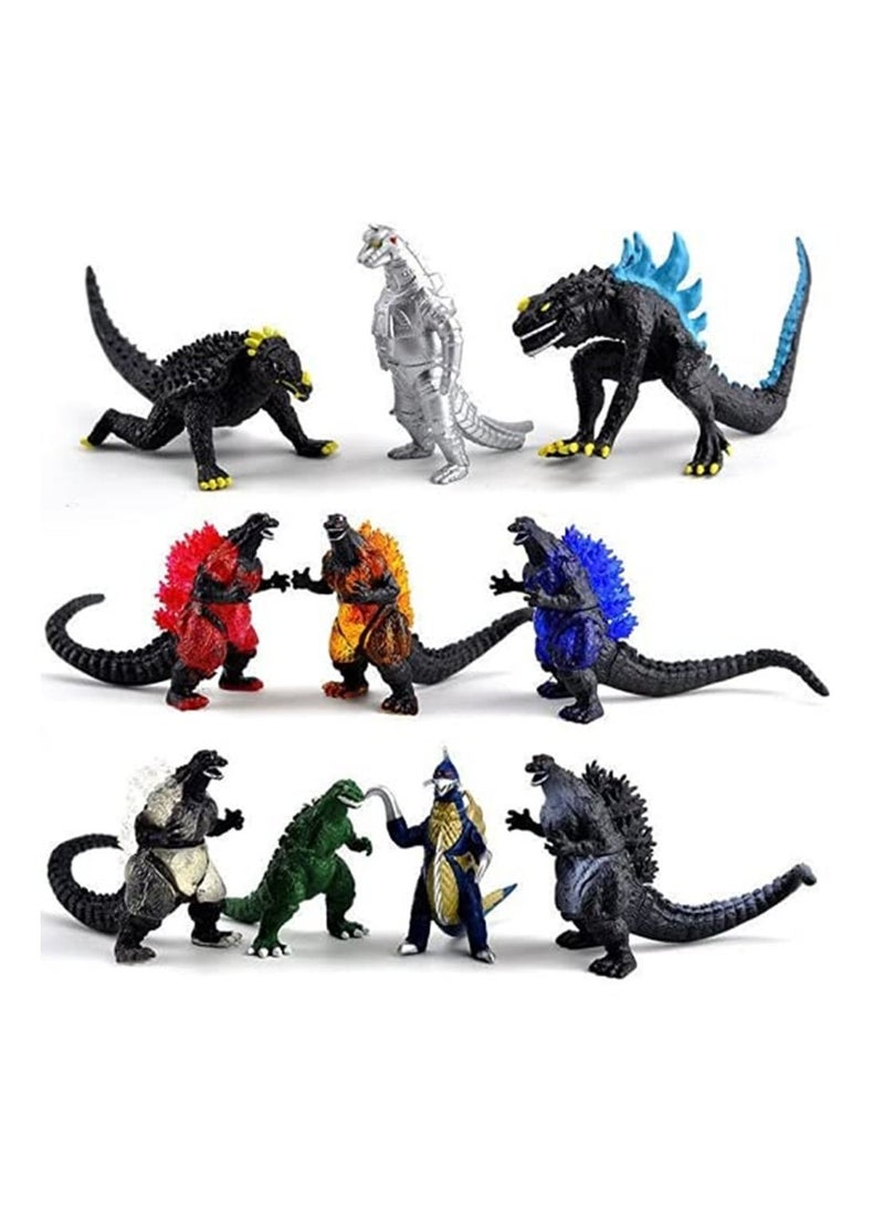 10Pcs set movie godzilla action figure toy collect toy 8cm - Image 1