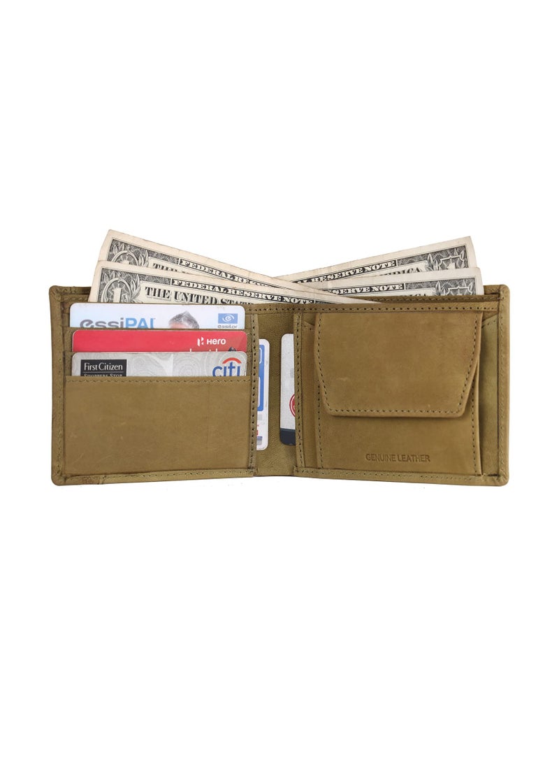 HAMMONDS FLYCATCHER HAMMONDS FLYCATCHER Premium Diwali Gift For Men-Leather Wallet For Men With Keychain Combo - Wallet With 6 Card Slots - Birthday Special & Unique Festival Gift Ideas For Husband, Boyfriend,Green - Image 4