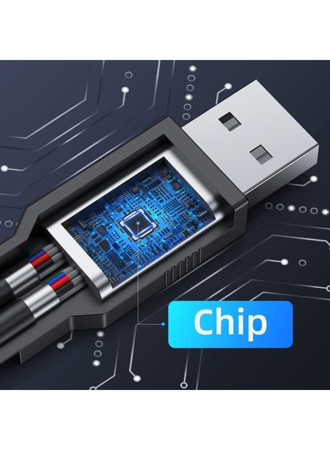ANDTOBO محول كابل تمديد طاقة USB 2.0 A ذكر إلى 2 أنثى مزدوجة مع مقبس Y - Image 4