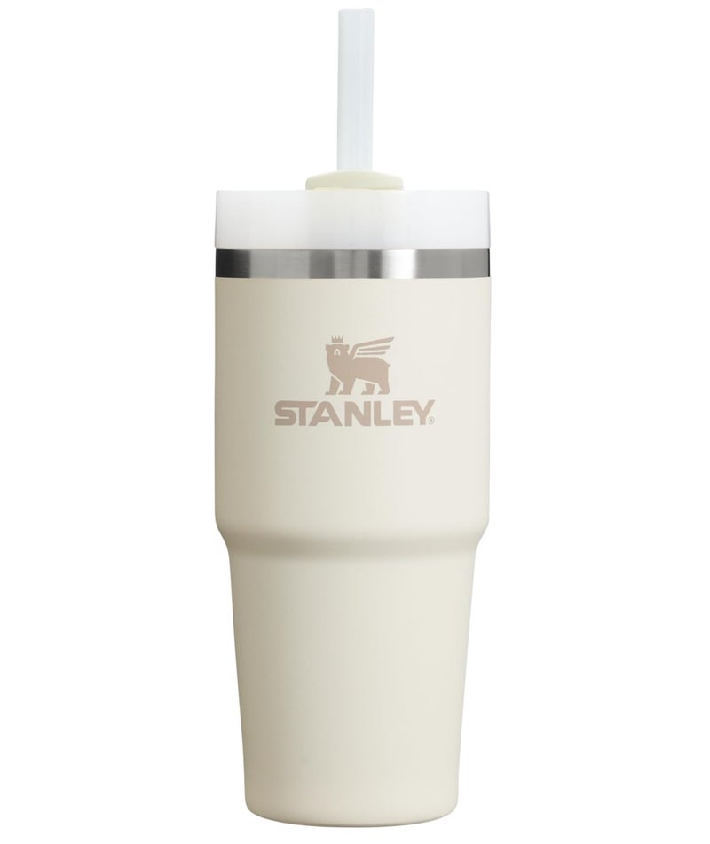 Stanley Quencher H2.0 Tumbler with Straw 14 oz | Flowstate 3-Position Lid | Cup Holder Compatible for Travel | Insulated Stainless Steel Cup | BPA-Free | Cream 2.0 - Image 1