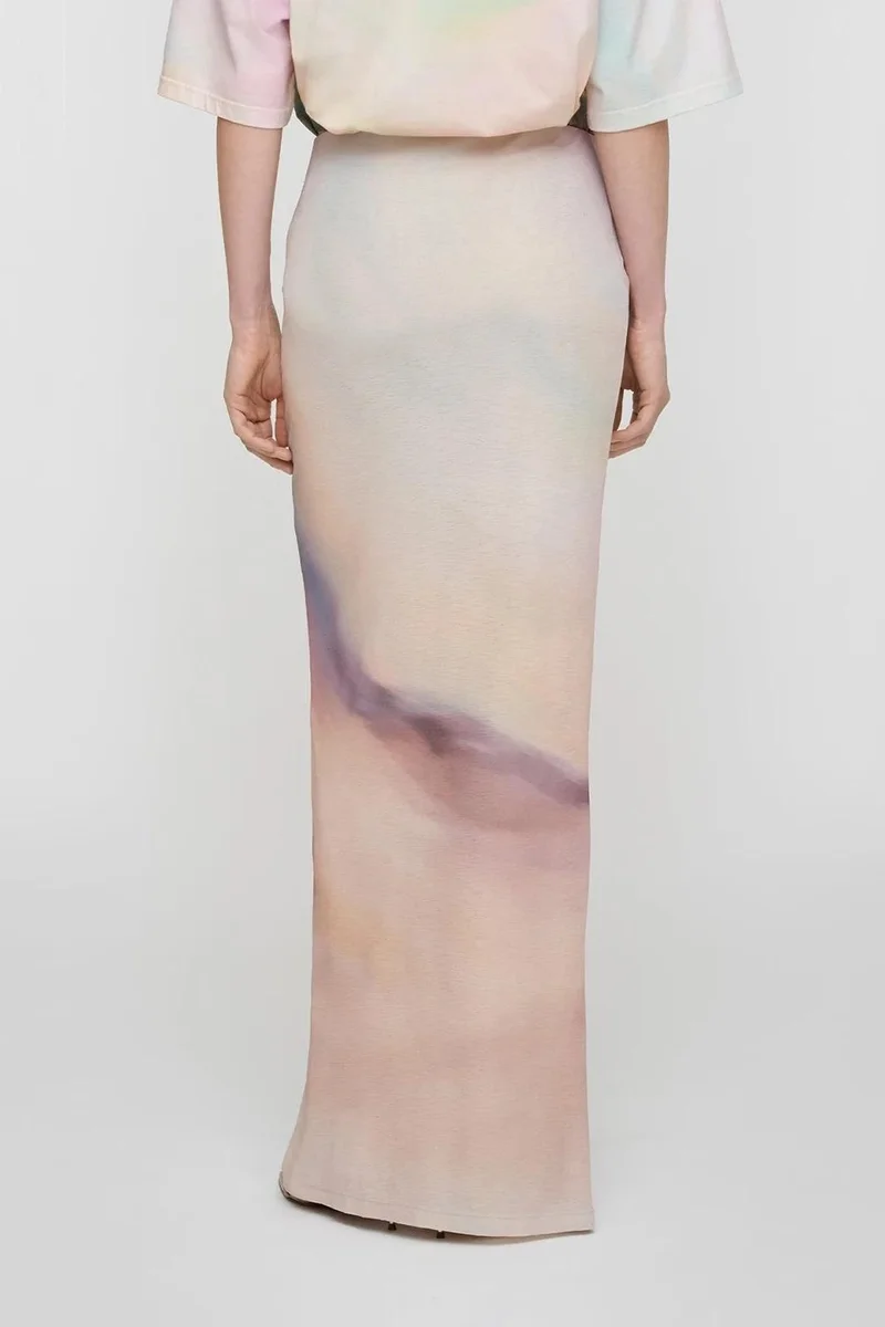 Nanushka MAHIKA Button Down Maxi Skirt