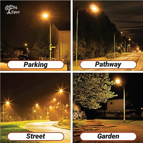 Epyz 30 Watt Solar Street Light Outdoor Waterproof with Motion Sensor for Garden, Street, Lawn [ with Out Pole ] [ Pack of 1, Warm Yellow, 117LED ] - Image 2