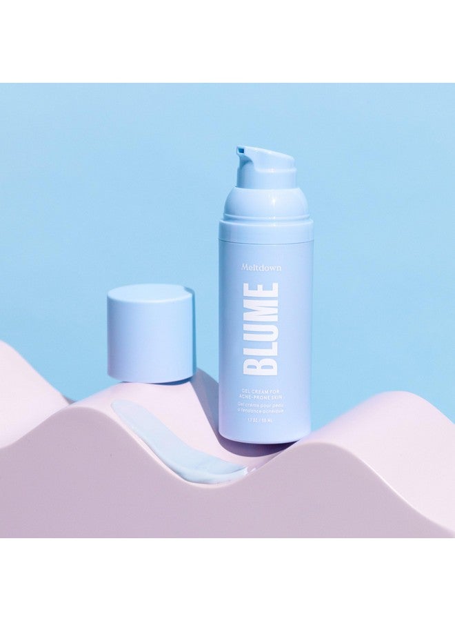 بلومي مرطب جل كريم ميلت داون للوجه - مرطب سيراميد خالٍ من الزيوت للبشرة المعرضة للظهور - غني بالأحماض الأمينية والسكوالين والنياسيناميد لترطيب يدوم طويلاً (1.69 أونصة) - Image 2