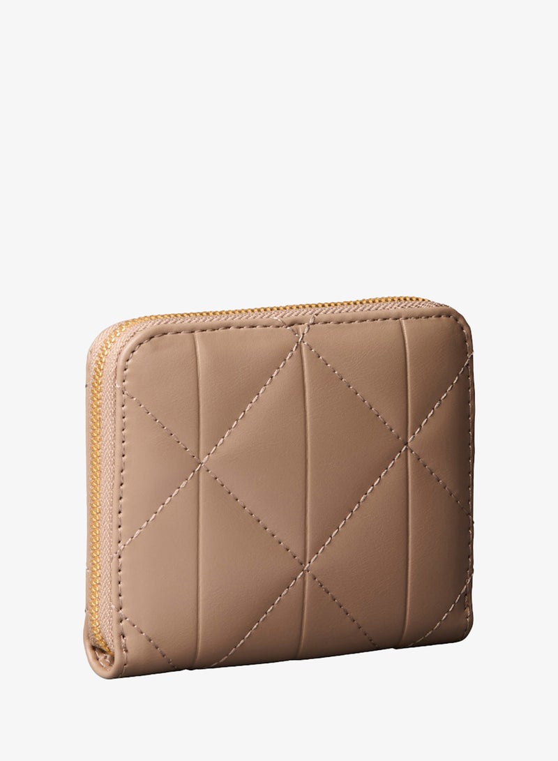 CALVIN KLEIN Quilted Emblem Logo Square Zip Wallet - Image 2
