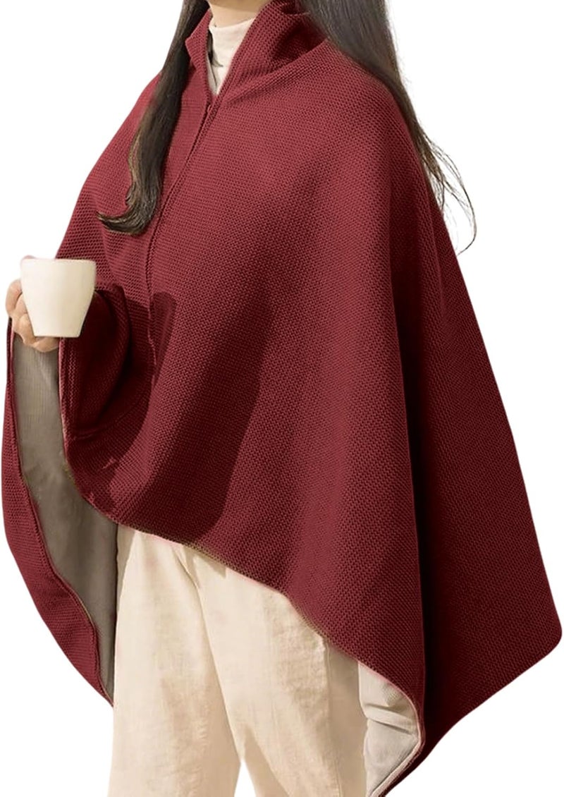 Wearable Electric Blanket - Quick Heating Shawl - Electric Heating Blanket for Adults | for Travel Use Winter Car Night Outdoor Office Bedroom - Image 1