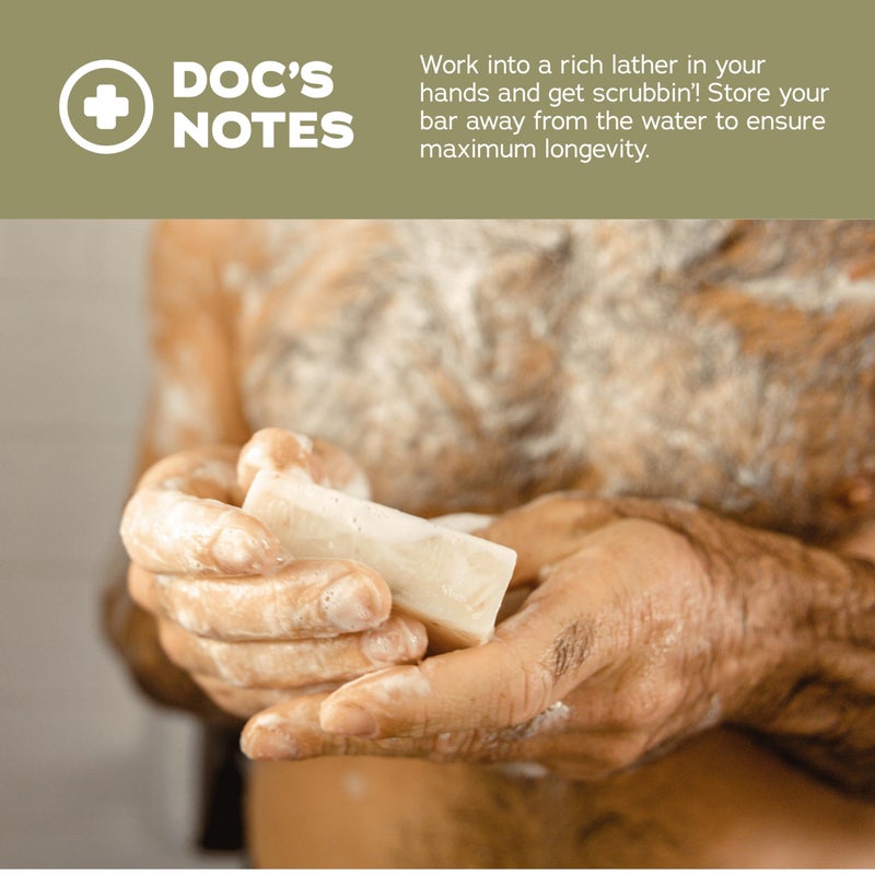 Dr. Squatch Manly Soap and Deodorant Variety Pack - Handmade with Organic Oils, Aluminum-Free - Wood Barrel Bourbon and Bay Rum - Men's Natural Soap - Image 4