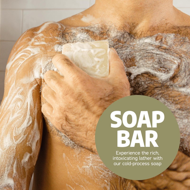 Dr. Squatch Manly Soap and Deodorant Variety Pack - Handmade with Organic Oils, Aluminum-Free - Wood Barrel Bourbon and Bay Rum - Men's Natural Soap - Image 5