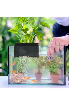 Excefore Hanging Plant Holders,1PC Fish Tank Plant Holder Hanging, Aquarium Planter Aquatic Plant Pot Accessories for Potted Live Plants, and Aquascape Decorations  - Image 3