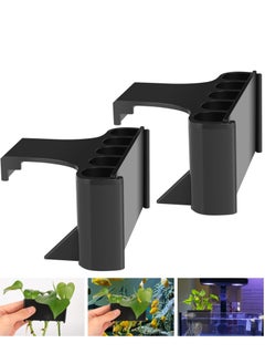 Hanging Plant Holders,1PC Fish Tank Plant Holder Hanging, Aquarium Planter Aquatic Plant Pot Accessories for Potted Live Plants, and Aquascape Decorations