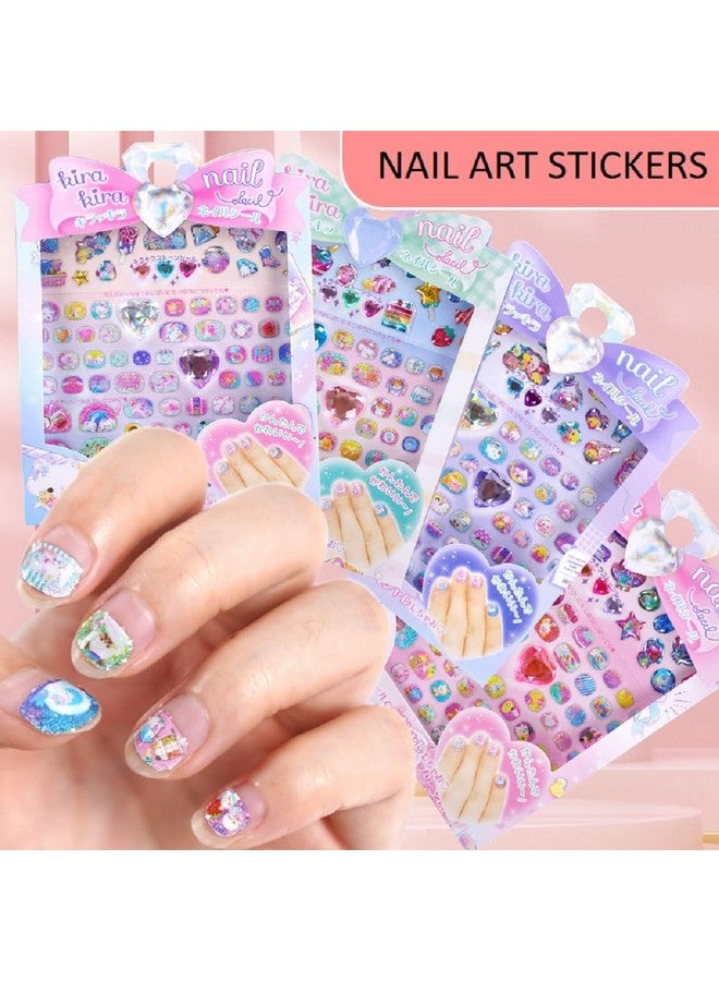 فنبلاست ملصقات أظافر لفن الأظافر - 4 أوراق ملصقات أظافر كاواي لطيفة، ديكور أظافر ذاتي اللصق، إكسسوارات أزياء لتزيين الأظافر للفتيات والنساء - Image 4