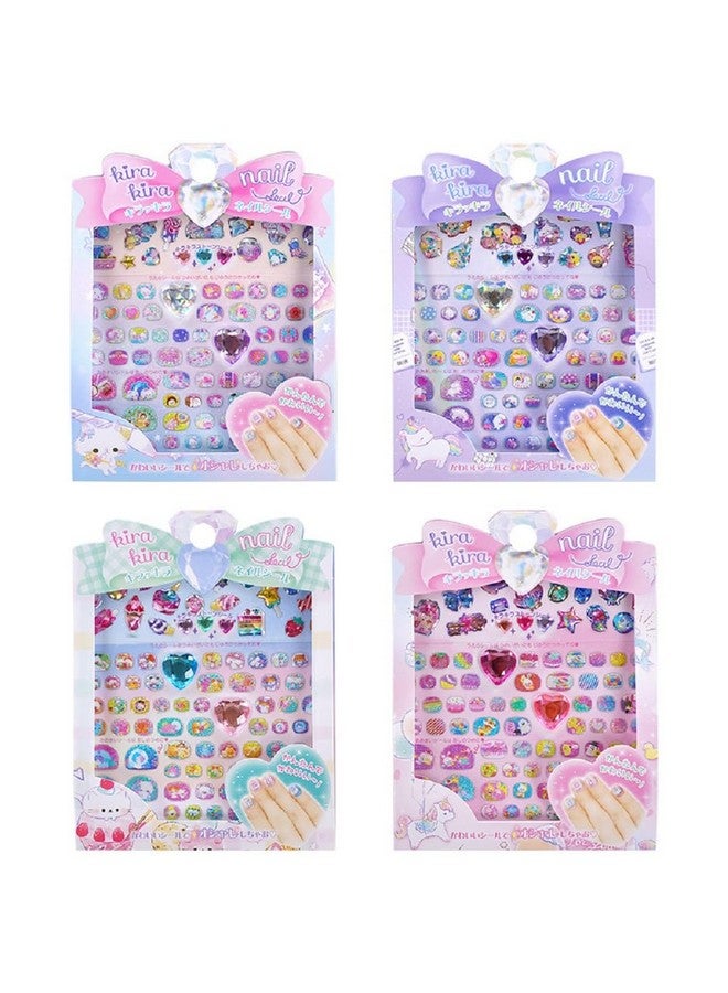 فنبلاست ملصقات أظافر لفن الأظافر - 4 أوراق ملصقات أظافر كاواي لطيفة، ديكور أظافر ذاتي اللصق، إكسسوارات أزياء لتزيين الأظافر للفتيات والنساء - Image 1