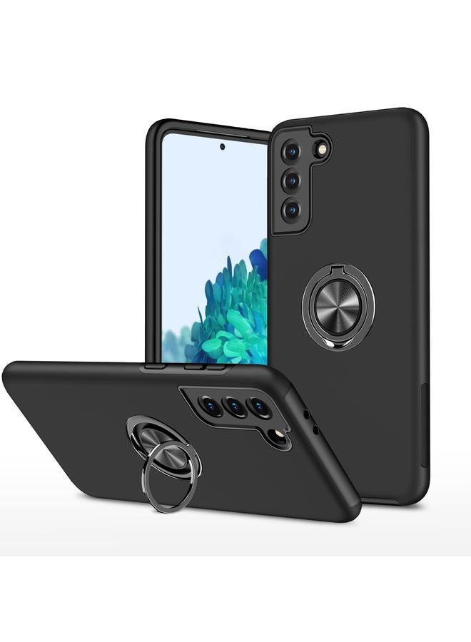 erorex Case For Samsung Galaxy S21+ 5G PC + TPU Shockproof Magnetic Protective Case with Invisible Ring Holder - Image 1