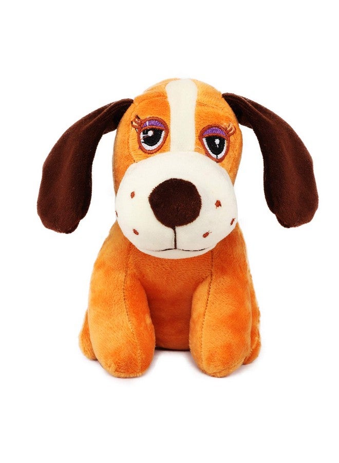 Webby Soft Animal Plush Dalmatian Dog Toy 20cm, Brown - Image 2