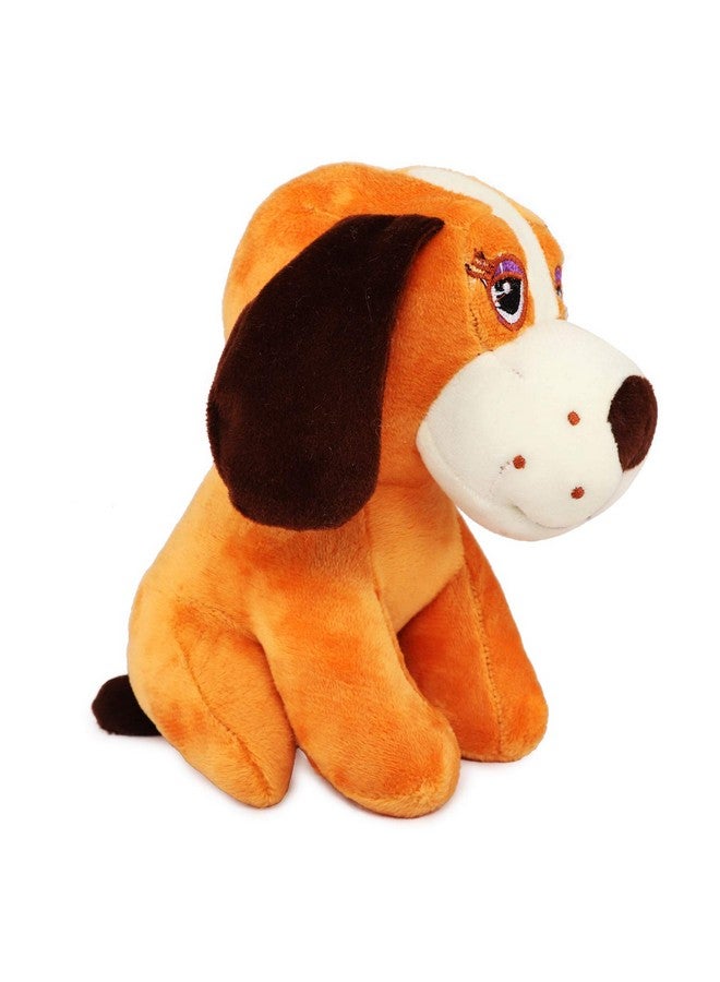 Webby Soft Animal Plush Dalmatian Dog Toy 20cm, Brown - Image 3