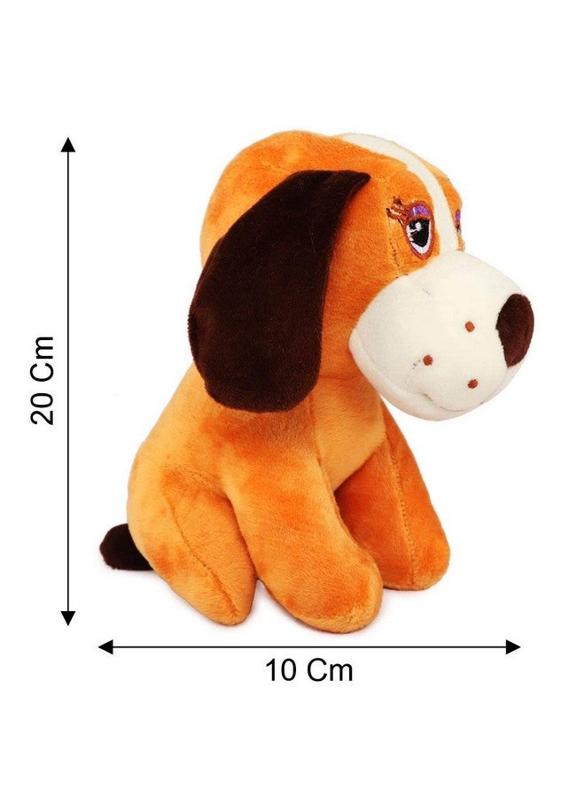 Webby Soft Animal Plush Dalmatian Dog Toy 20cm, Brown - Image 4