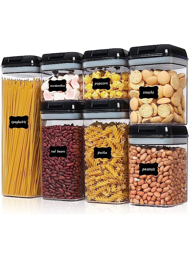 erorex HOOME Airtight Food Storage Container Set, Pantry kitchen organization and Storage,for Kitchen Pantry Organization and Storage, Include Labels and Marker  - Image 1