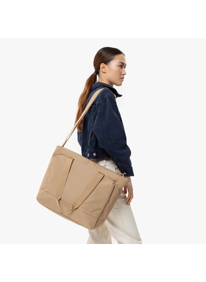 EASTPAK Cnnct F Satch Cnnct F Dust Large Tote Bag - Beige  - Image 3