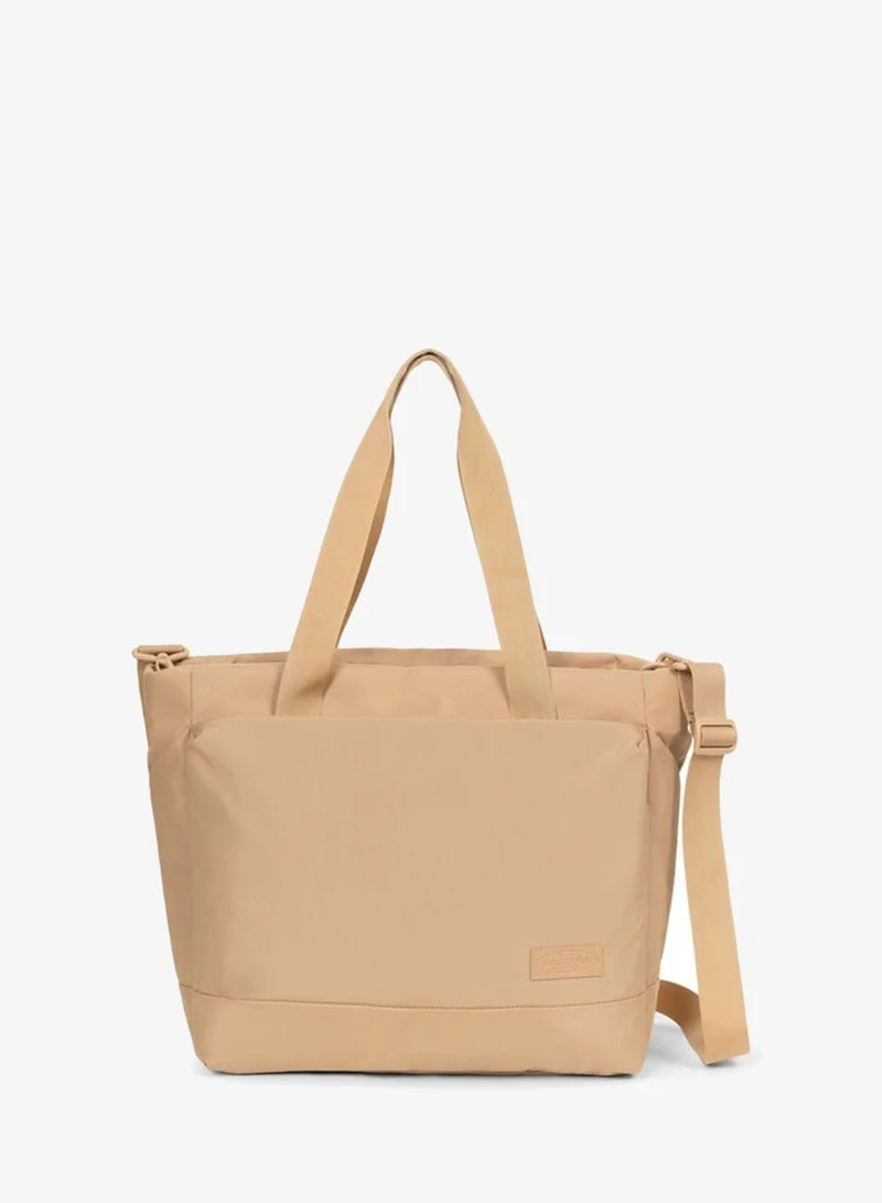 EASTPAK Cnnct F Satch Large Shoulder Bag - Beige