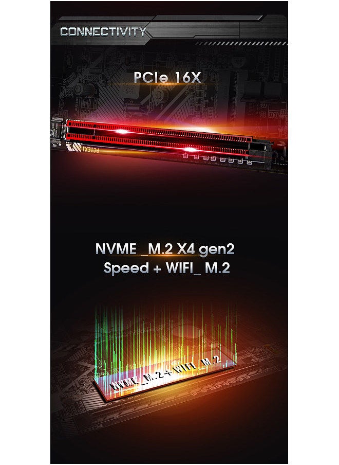 Generic - LGA 1155 WiFi Desktop Motherboard Home Office Gaming Motherboard PCI-E 16X DDR3 16GB 100M Network Card SATA2.0 10*USB2.0 WIFI M.2 NVME VGA HDMI-Compatible - Image 1