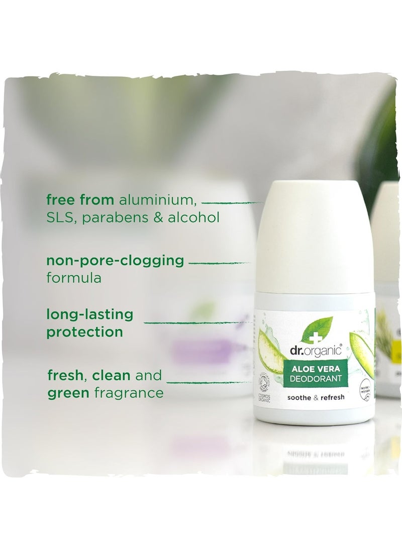 dr.organic Aloe Vera Deodorant Roll On 50 ML - Image 5