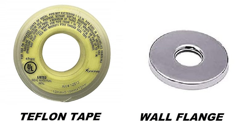 JAGGER صنبور نحاسي طويل الجسم JBA212 للمغسلة في الحمام/المطبخ/صنابير نحاسية للمنزل/صنبور الحمام بفتحة 1/2 بوصة (مع فلانج حائط وشريط تفلون) (جسم طويل أنيق) - Image 5