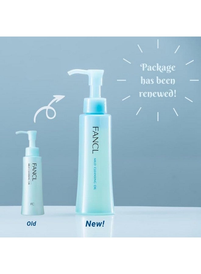 Fancl FANCL Mild Cleansing Oil, Japanese Facial Cleansing Oil, Makeup Remover, 100% Preservative Free, Clean Skincare for Sensitive Skin [US Package]  - Image 3