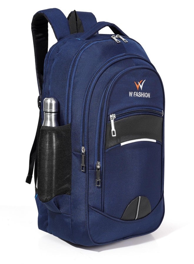 W FASHION Laptop Backpack 40L for Men and Women 15.6 inch Laptop sleeve Compartment Water Resistance (BLUE) - Image 1