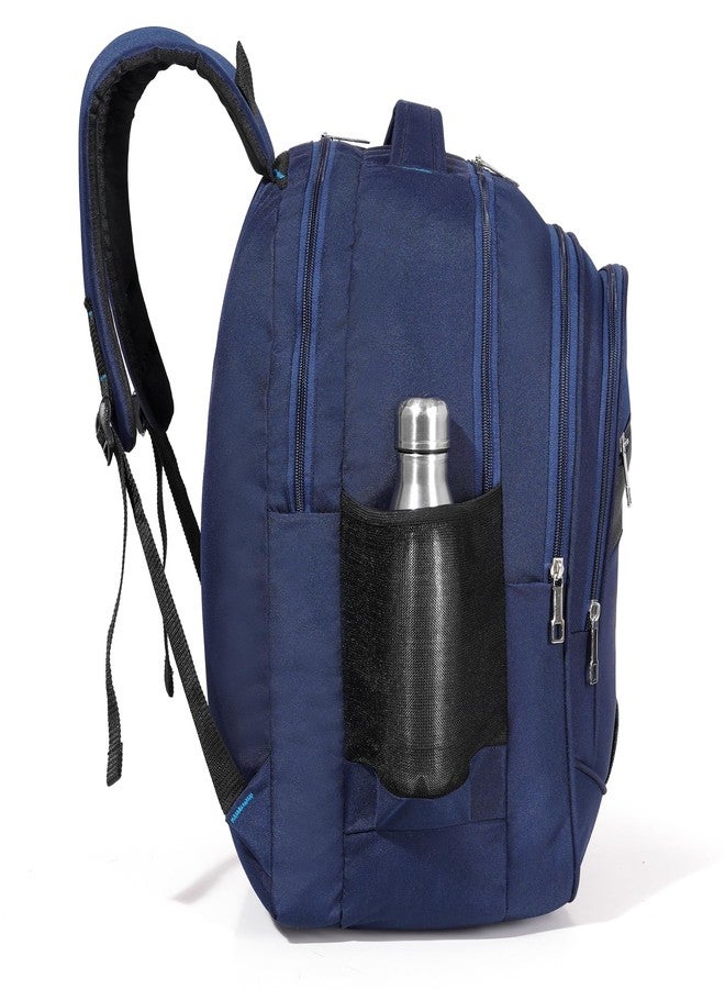 W FASHION Laptop Backpack 40L for Men and Women 15.6 inch Laptop sleeve Compartment Water Resistance (BLUE) - Image 3