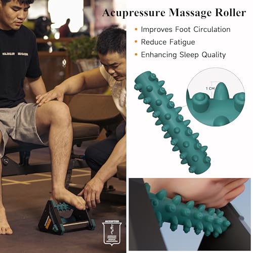 Kandwin Icing Plantar Fasciitis Relief in Seconds, Foot Massager for Circulation and Pain Relief, Reflexology Massage Tools with Ice Pack, Foot Roller for Neuropathy Pain Relief, Foot Health, Green - Image 4