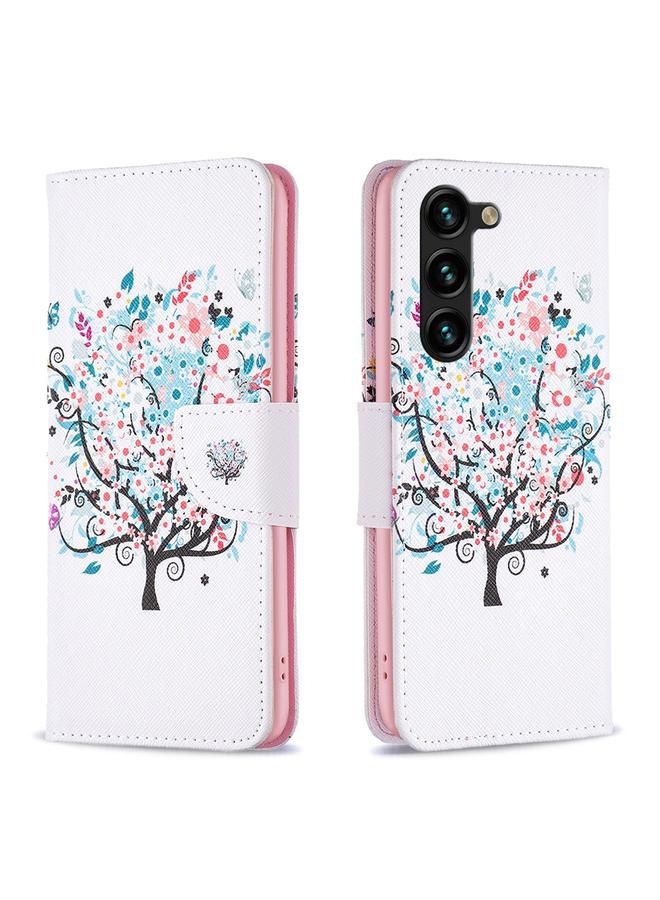 S-TOP Case For Samsung Galaxy S23+ 5G Drawing Pattern Leather Phone Case - Image 1