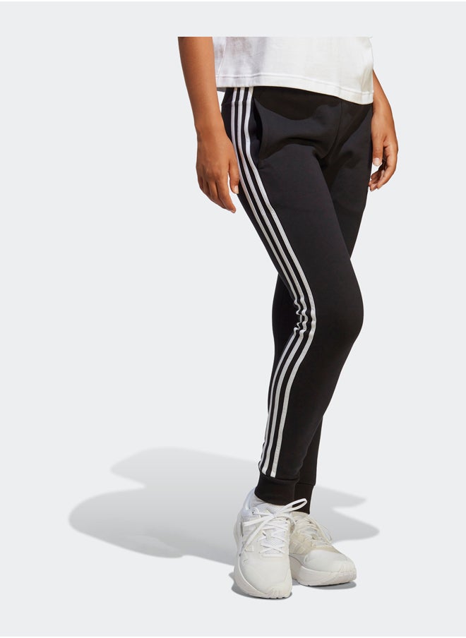 Adidas - Essentials 3-Stripes French Terry Cuffed Joggers - Image 1