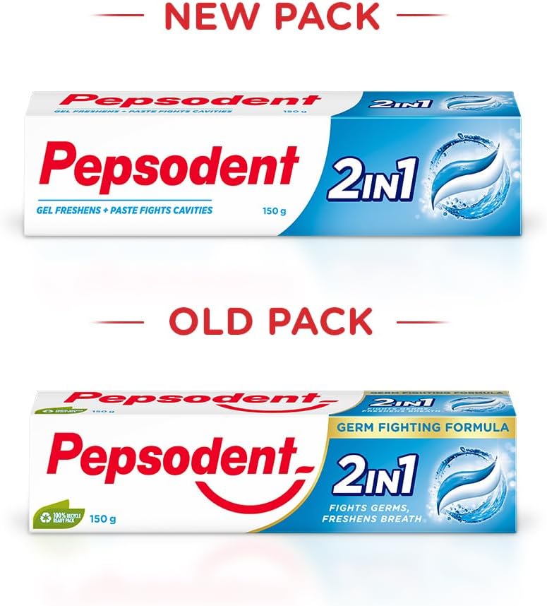 Pepsodent 2 in 1 Toothpaste 150gms - Image 3