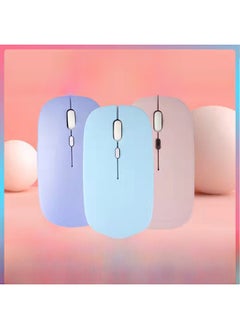 Direct Supply Bluetooth Dual Mode Triple Mode 5.0 Silent No Sound 2.4g Wireless Charging Mouse Suitable For Huawei-Color:The Following Is A Single Bluetooth Enhanced Version That Requires Self-purchase Of 5th Battery * 1 Color Box Packaging
