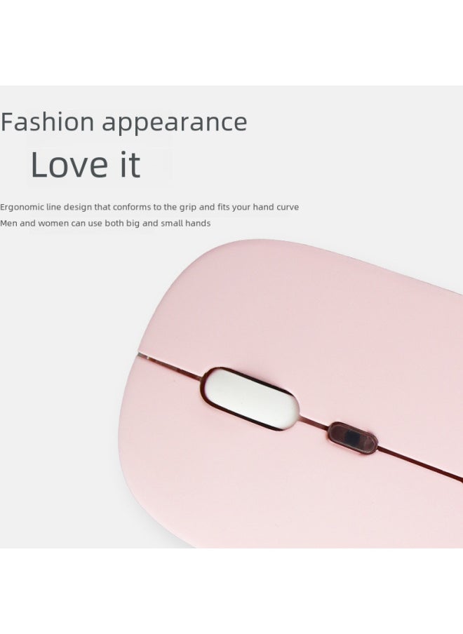 Generic - Direct Supply Bluetooth Dual Mode Triple Mode 5.0 Silent No Sound 2.4g Wireless Charging Mouse Suitable For Huawei-Color:The Following Is A Single Bluetooth Enhanced Version That Requires Self-purchase Of 5th Battery * 1 Color Box Packaging - Image 1
