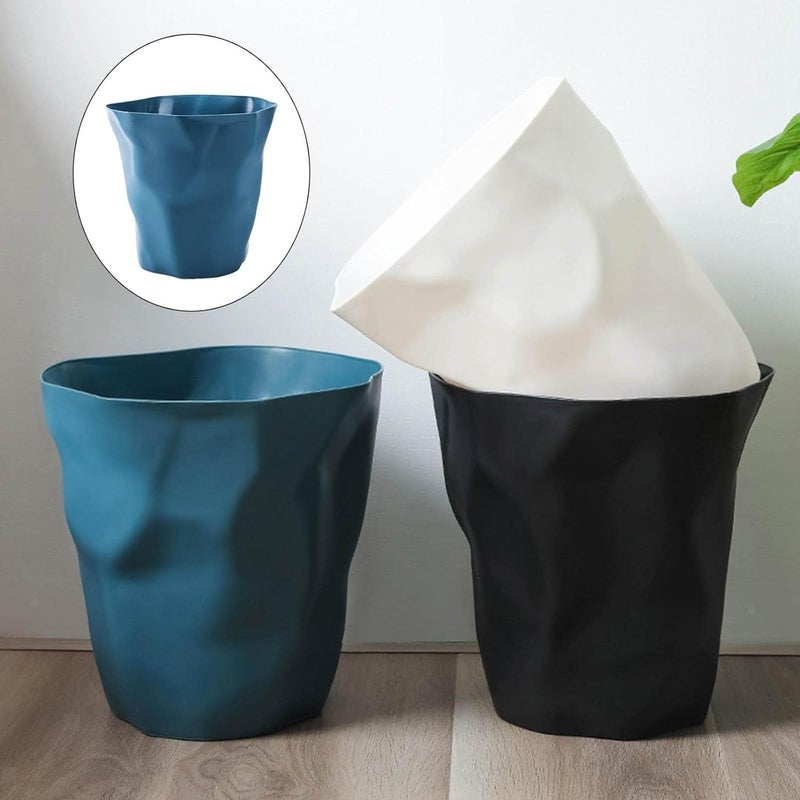 Generic Black Irregular Plastic Trash Can - 8 Liters - Image 4