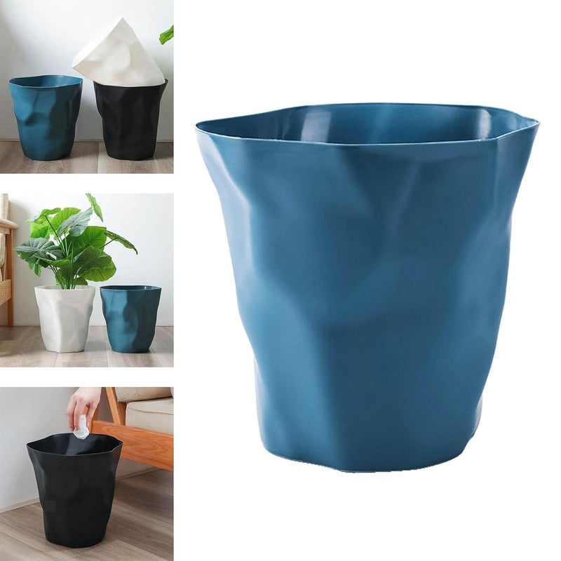 Generic Black Irregular Plastic Trash Can - 8 Liters - Image 3