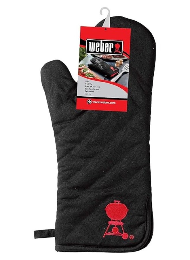 Weber Cotton Heat Resistant Mitts Black  - Image 1