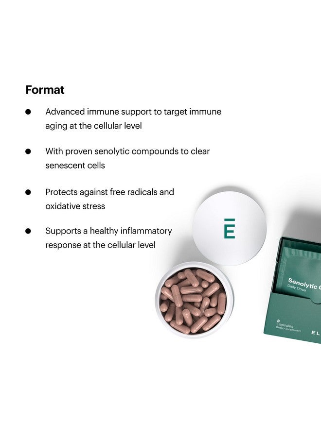 ELYSIUM Format Immune Support Supplement - Vitamin C Supplement, Immunity Support, Immune Defense, Intermittent Senolytic Complex Immune Support for Adults, Complete Immunity Supplement - 60ct - Image 3