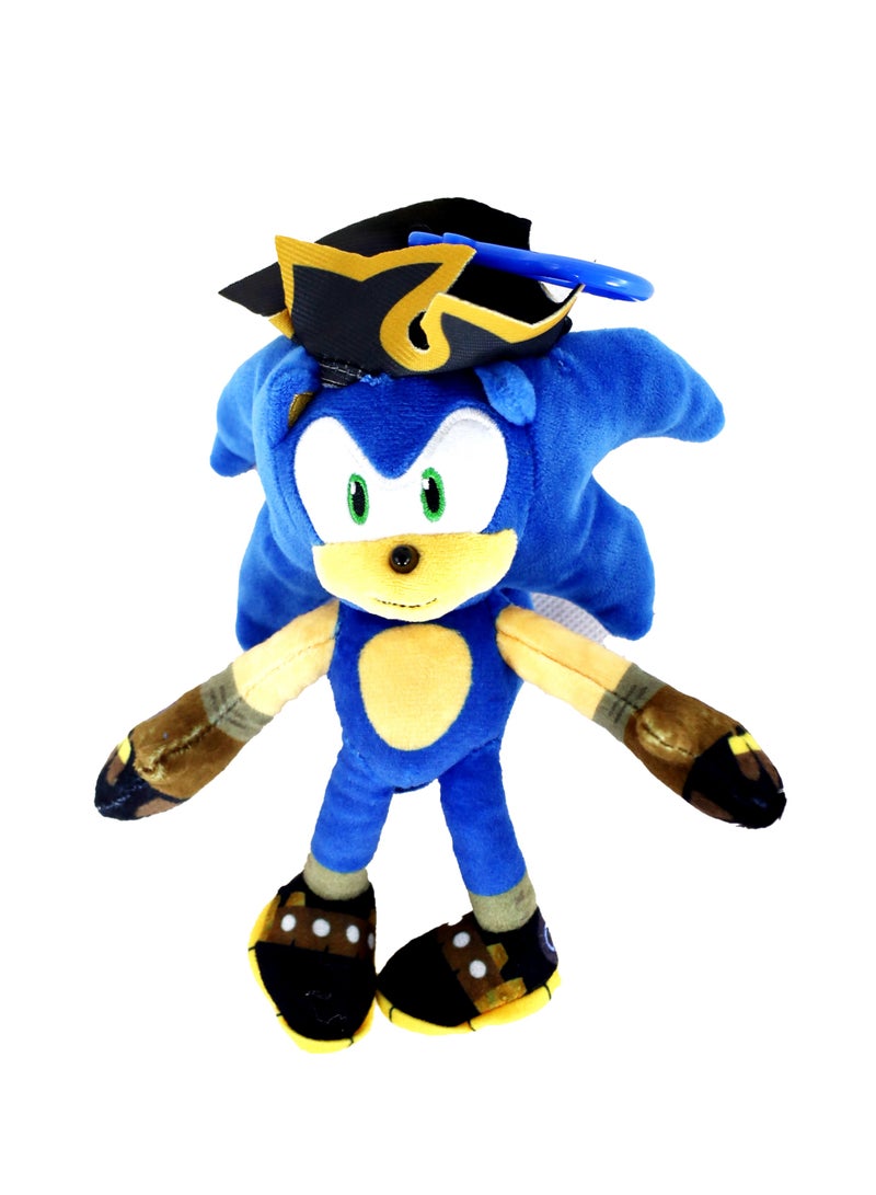 Sonic Plush Clip 6-Inches, Assorted 1 Piece (Style & Color May Vary) Each Sold Separately | Plush Toy | Soft Toy | Perfect Gift for Kids & Adults - Image 1