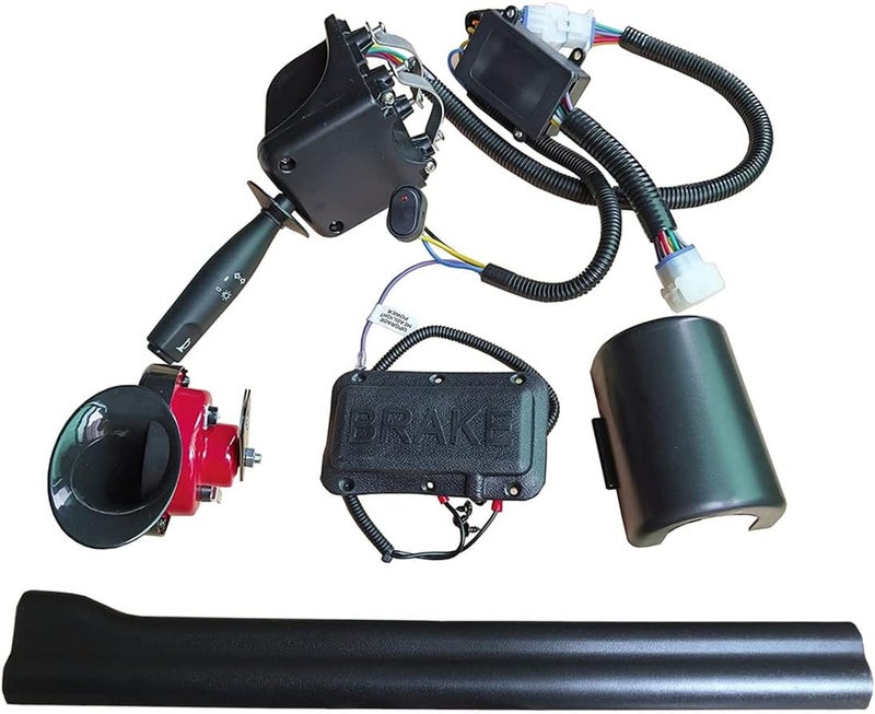 BestAccess Universal Deluxe Light Upgrade Kit for Golf Carts with Turn Signal, Horn, and Brake Light Switch - Image 1